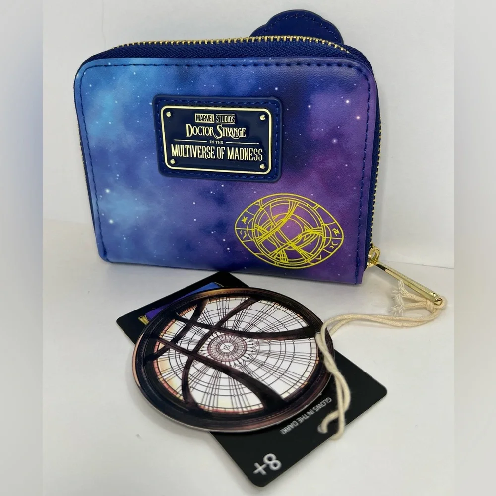 Loungefly Marvel Dr Strange Multiverse Madness Glow in The Dark Wallet